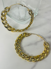 Load image into Gallery viewer, Gold Chain Earrings