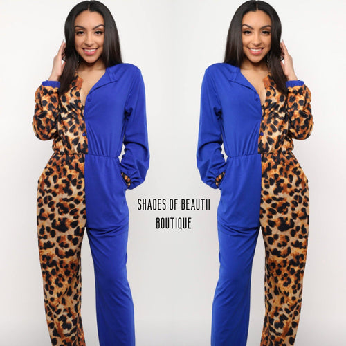 Ms Independent - Blue Jumpsuit - Shades of Beautii Collection