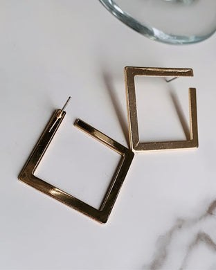 Small Square Earrings