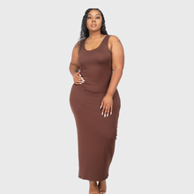 Load image into Gallery viewer, All You Need Tank Maxi Dress - Chocolate