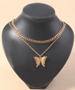 Always Fly Butterfly Necklacr