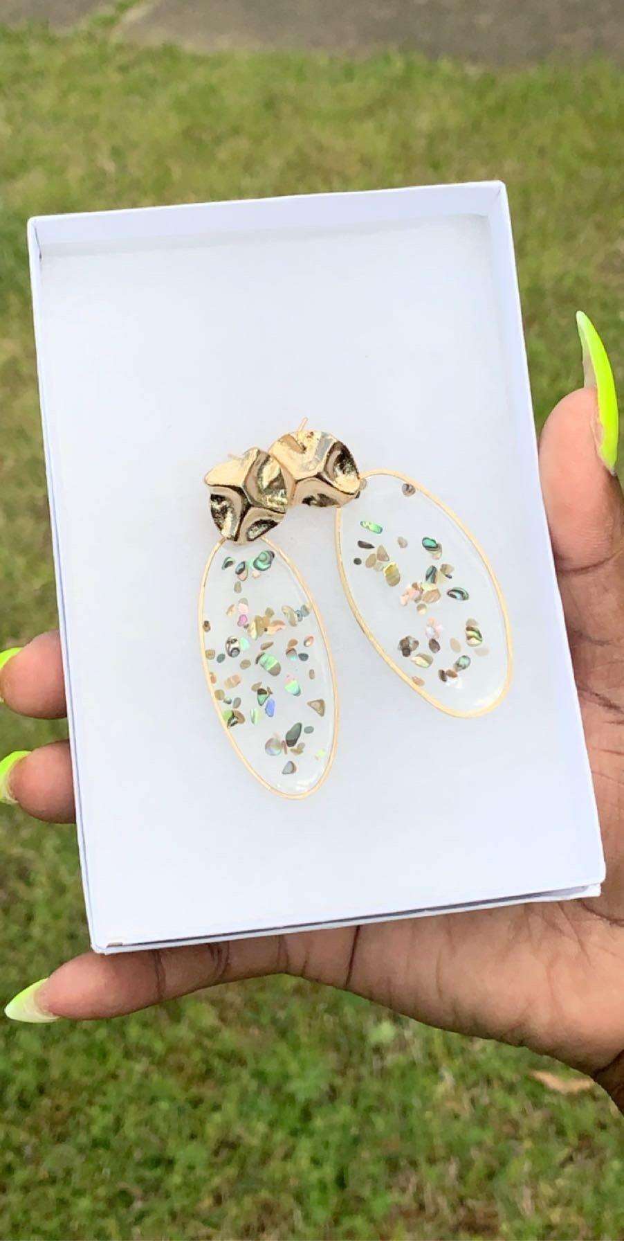 Jasmine Earrings - Shades of Beautii Collection