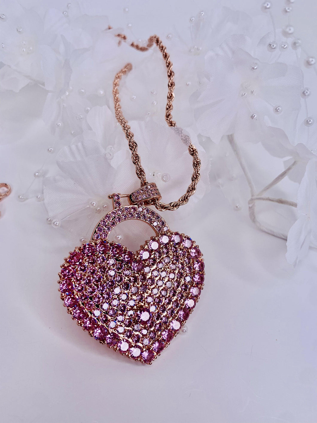 Heart Necklace - Rose Gold - Shades of Beautii Collection