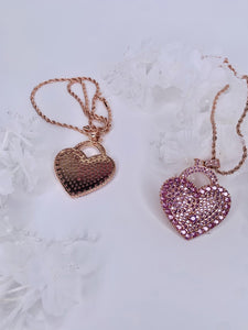 Heart Necklace - Rose Gold - Shades of Beautii Collection
