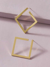 Load image into Gallery viewer, Small Square Earrings - Shades of Beautii Collection