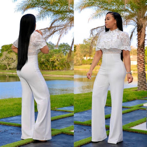 Touch of Elegance Jumpsuit -White