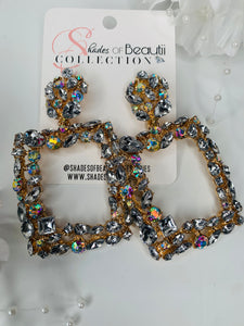 Crystal Lite Big Earrings